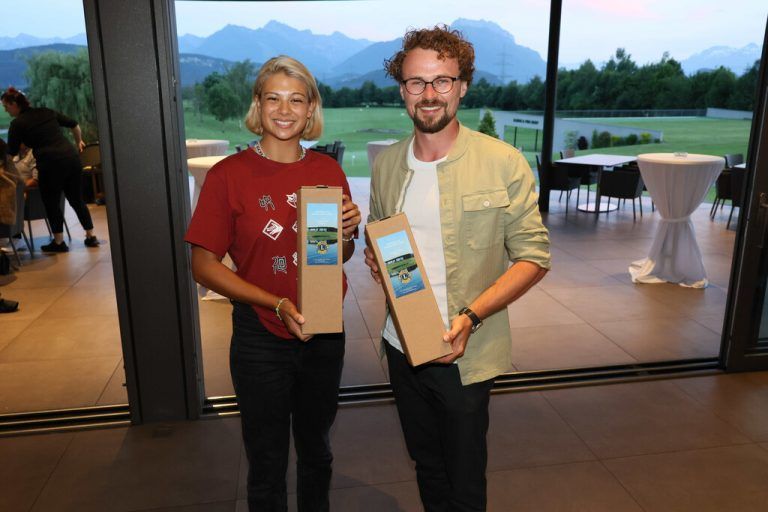 Längste Schläge: Chantal Düringer und Lucas Hepberger.