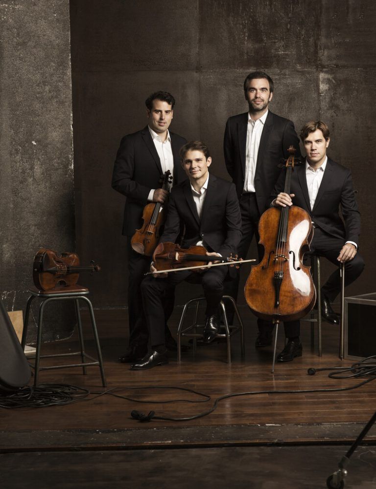 Mit dem Quatuor Modigliani beginnt die heurigen Saison der Schubertiade-Konzerte im Angelika-Kauffmann-Saal in Schwarzenberg.Quatuor Modigliani/Luc Braquet