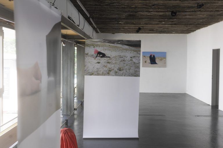 Werke von Romana Hagyo und Silke Maier Gamauf in der Galerie Lisi Hämmerle in Bregenz. <span class="copyright">VN/RP</span>