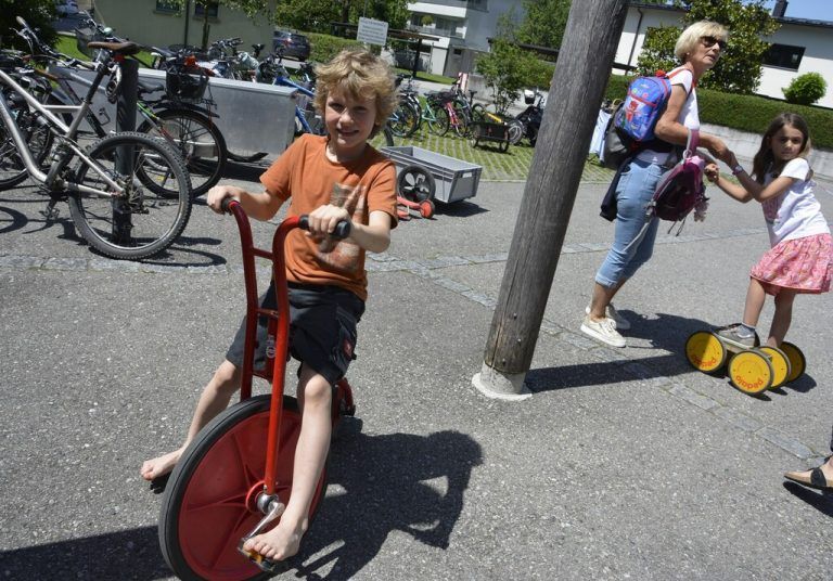 Selbstständiges Spielen im Freien machte ebenso Spaß.