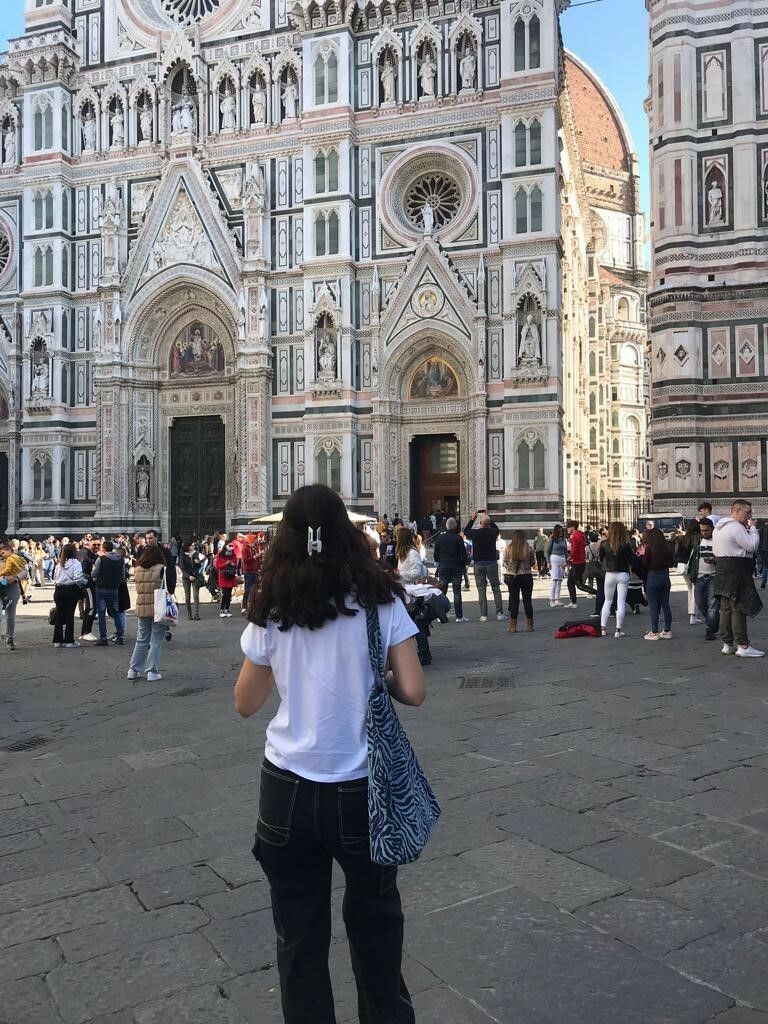 Sightseeing während des Sozialeinsatzes in Italien.