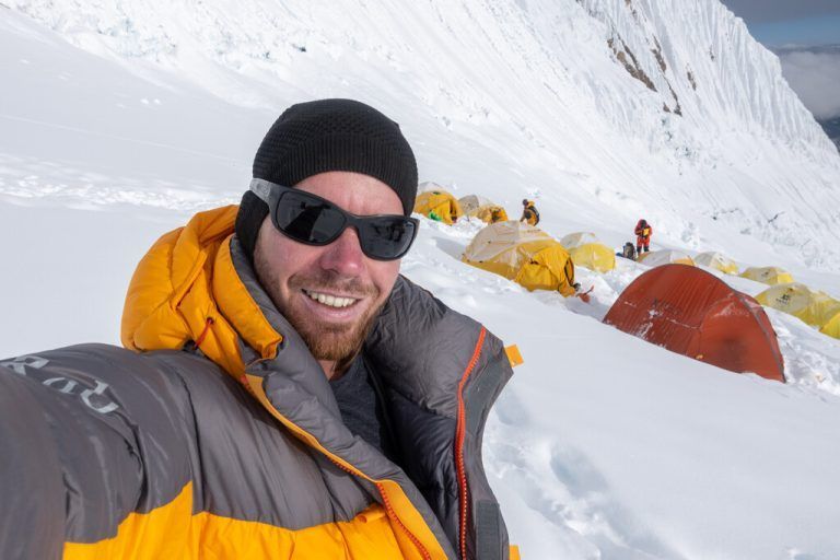 Stefan Fritsche auf dem 8163 Meter hohen Manaslu.