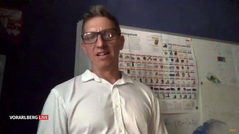 Wadi-Erfinder Martin Wesian sorgt für sauberes Trinkwasser.VN
