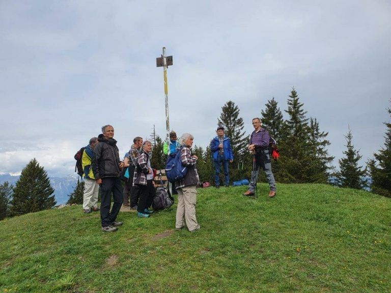 Wanderung des Seniorenbundes Höchst auf dem ­Höhenweg durchs Laternsertal. Sb höchst
