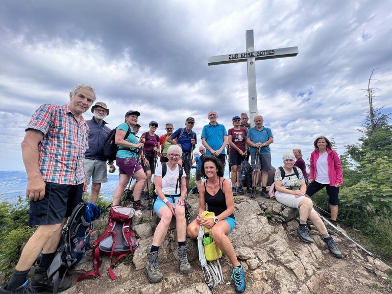 Wunderbare Bergtour zum Hausberg von Dornbirn, zur Staufenspitze. seniorenbund
