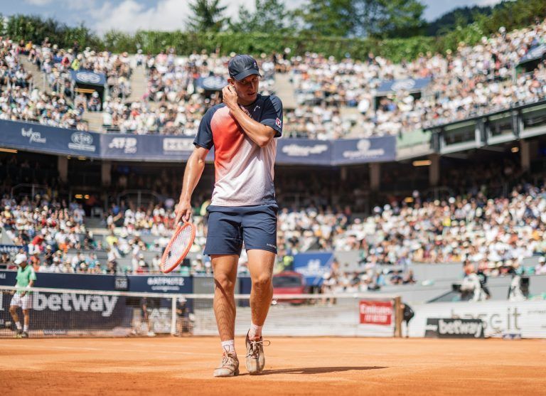 Filip Misolic unterlag im Finale von Kitzbühel dem Spanier Roberto Bautista Agut.<span class="copyright">a</span><span class="copyright">p</span><span class="copyright">a</span>