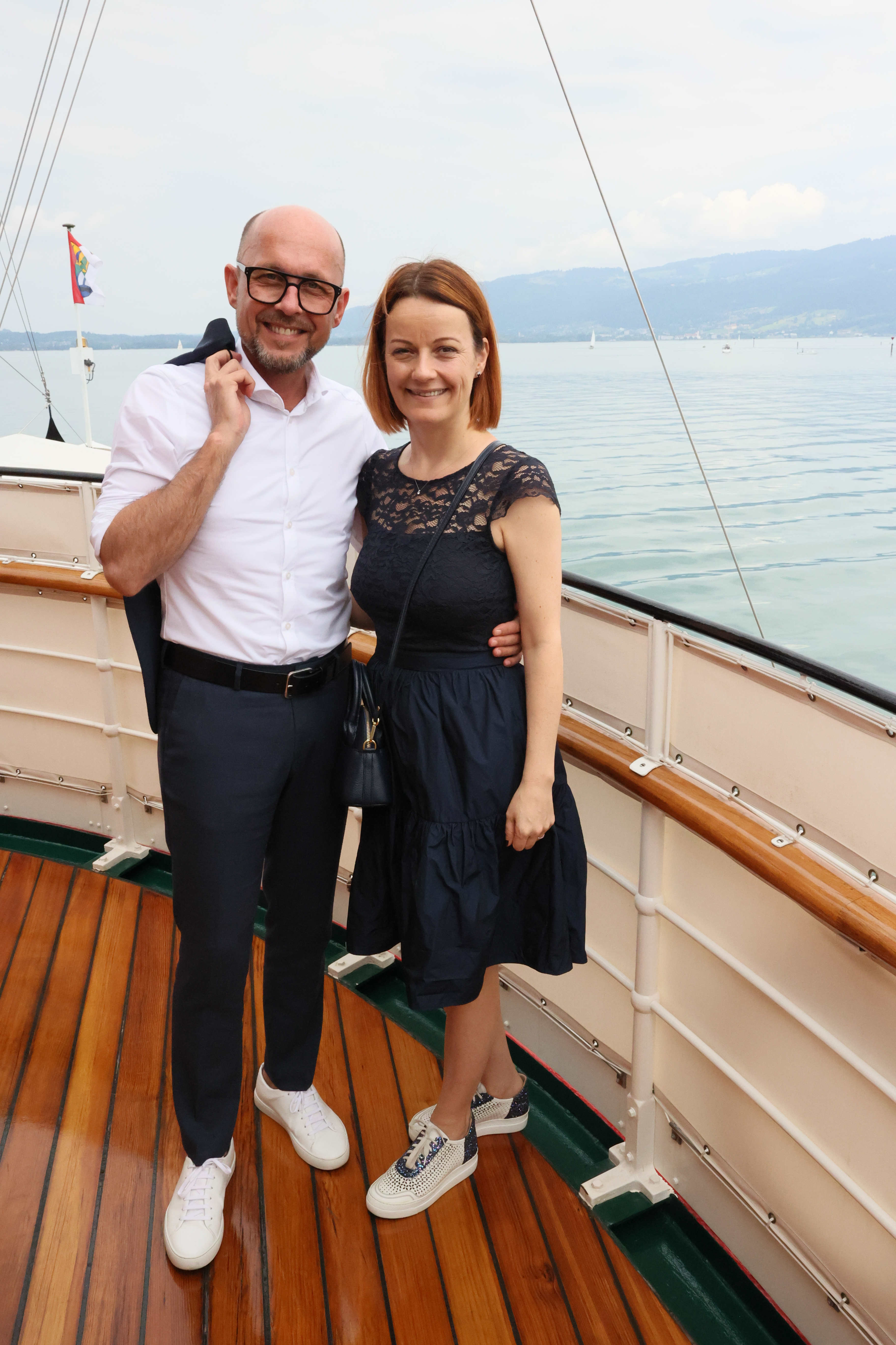 Bürgermeister Michael Ritsch und Yvonne.