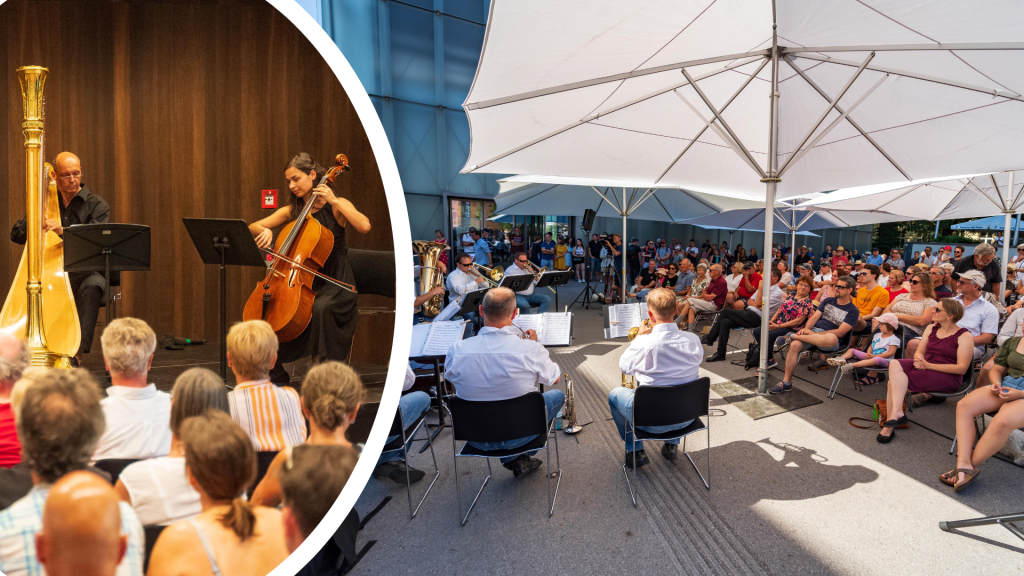Musik an allen Ecken in der Bregenzer Innenstadt