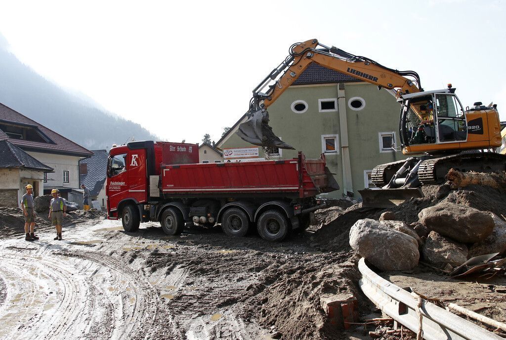 Aufräumarbeiten in Kärnten laufen auf Hochtouren