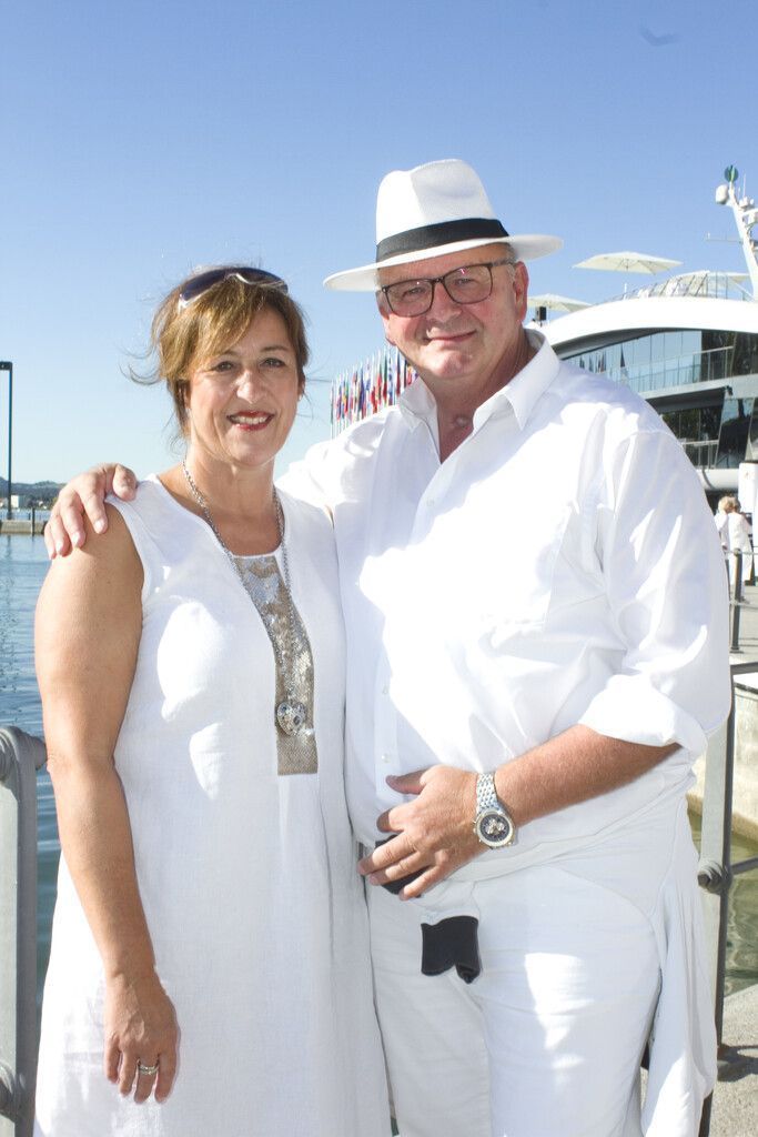 Anette und Stefan Friedberger freuten sich auf die Ausfahrt.
