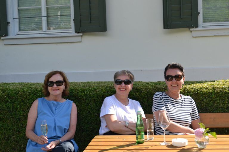 Anneliese Lampert, Brigitte Plemel und Herlinde Moosbrugger.