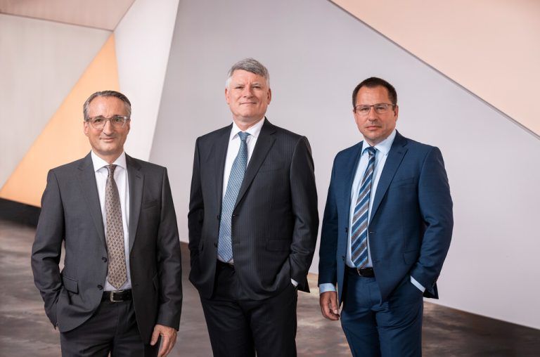 CEO Alfred Felder und Finanzvorstand Thomas Erath. zumtobel