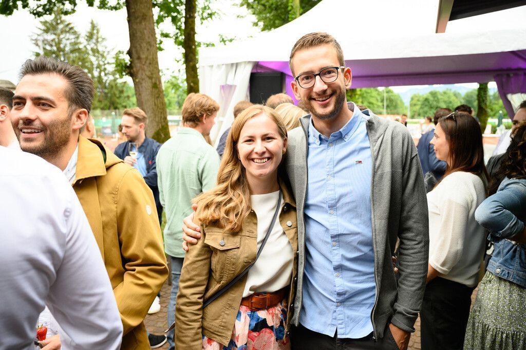 Netzwerken in cooler Atmosphäre
