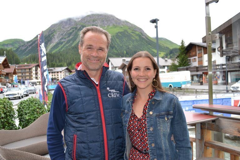 Christoph Tratter und Andrea Ruckendorfer (beide Lech Zürs Tourismus).