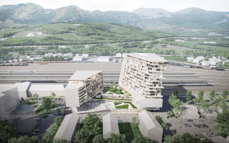 Das Projekt von Zima Unterberger in Wörgl. Visualisierungen: Pichler & Traupmann Architekten ZT