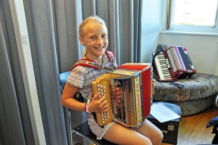 Die Freude am Musizieren stand den Kindern ins Gesicht geschrieben.