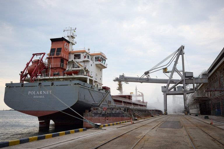 Diese Aufnahme zeigt das Schiff 