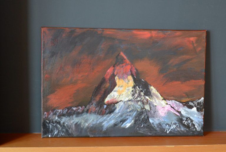 Kunst aus Lech Zürs ganz zentral