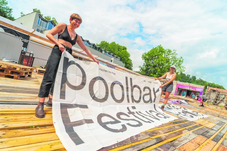 Festivalaufbau geht in die finale Phase