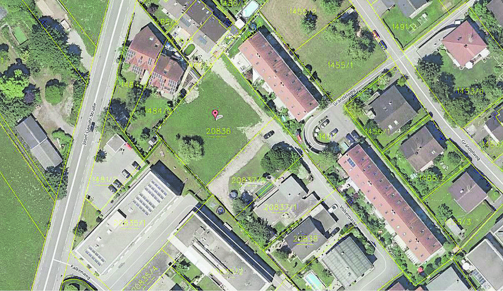 Grundstück in Dornbirn um 1,72 Millionen Euro verkauft