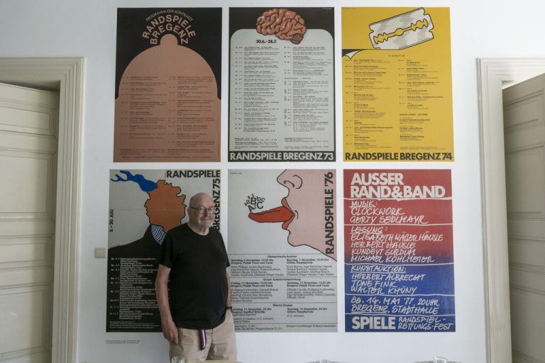 Grafiker Reinhold Luger entwarf damals die Plakate für die 
