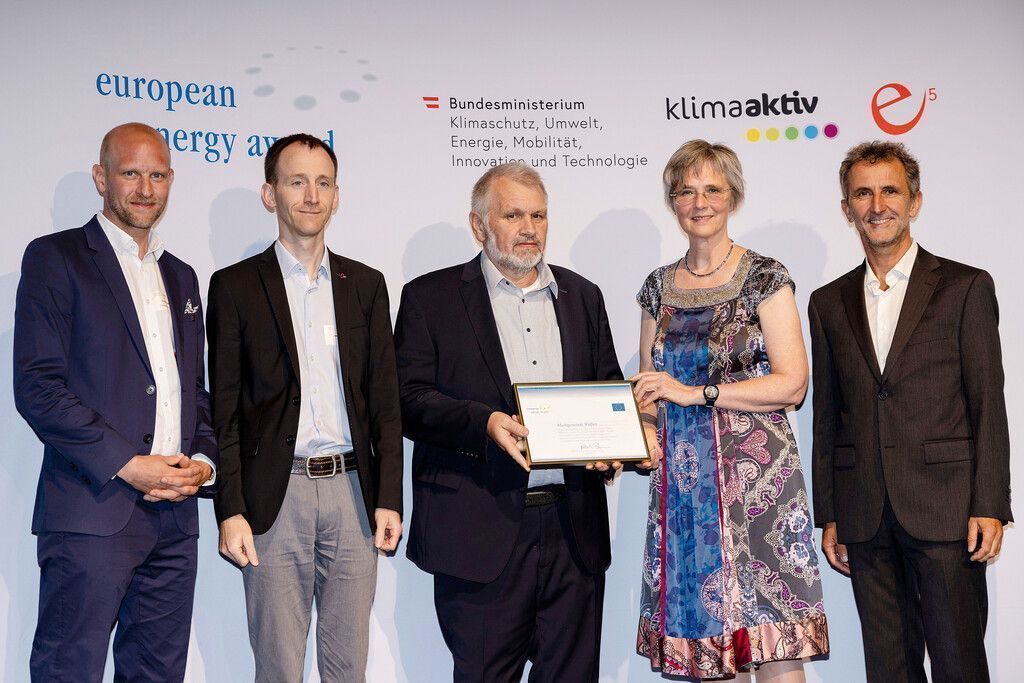 Wolfurter Energiepolitik glänzt wieder in Gold