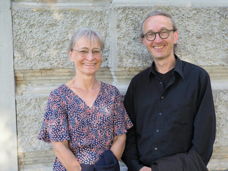  Im Publikum: Musiker Maria und Marcus Hartmann.