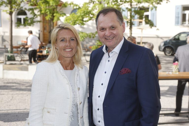 Immobilienunternehmerin Petra Kreuzer und Helmut Gstöhl (Zaltech).