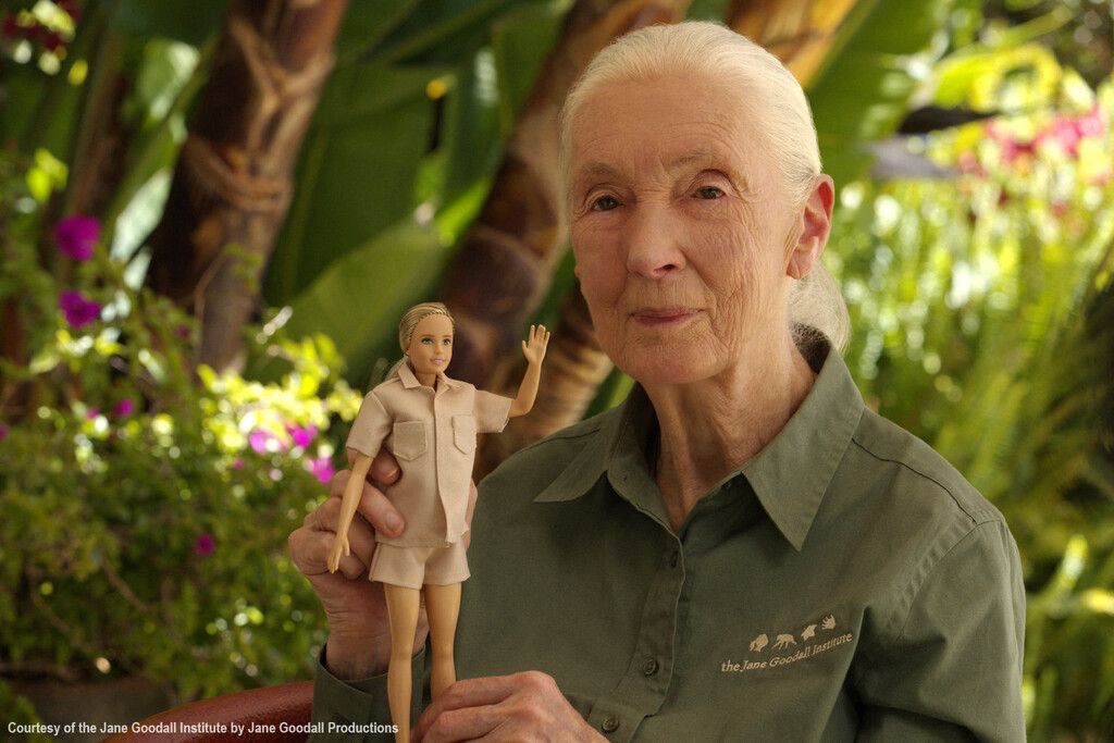 Primatenforscherin Jane Goodall gibt es jetzt als Barbiepuppe