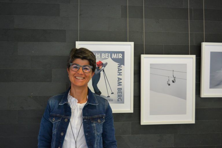 Klaudia Fischer: „Es freut uns, dass ein Teil der Schüler bei der Ausstellung mitmacht.“BI