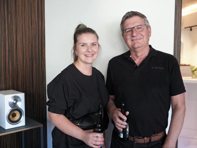 Lena und Josef Moosbrugger (Fa. Eco-Park Hörbranz).