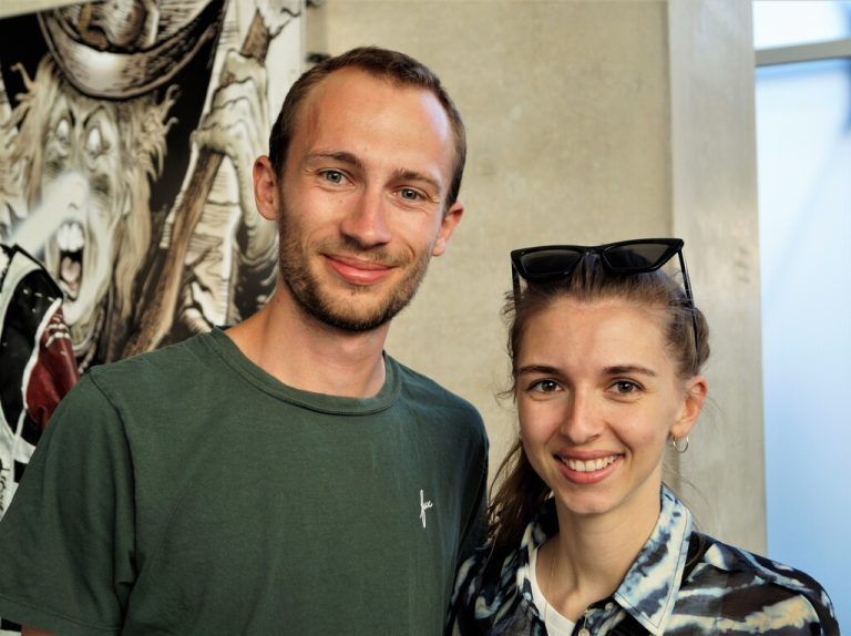 Maximilian Schmid und Rosa Hanig zeigten sich begeistert.
