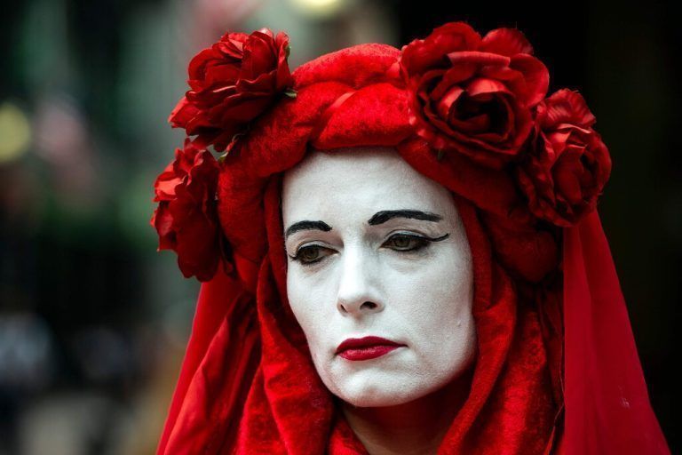 Performance-Aktivisten der