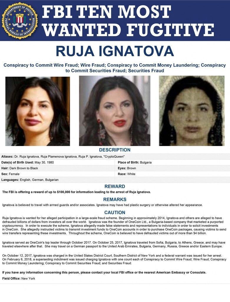 FBI macht Jagd auf &#8220;Krypto-Queen&#8221;