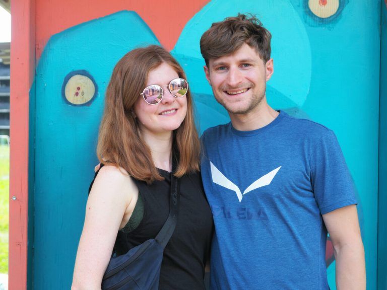 Sarah Glasder und Robin Emich zeigten sich ebenso begeistert.