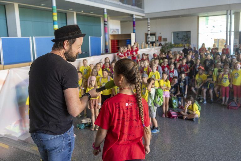 Simon Kräutler hat das Stück für die Kinder geschrieben.