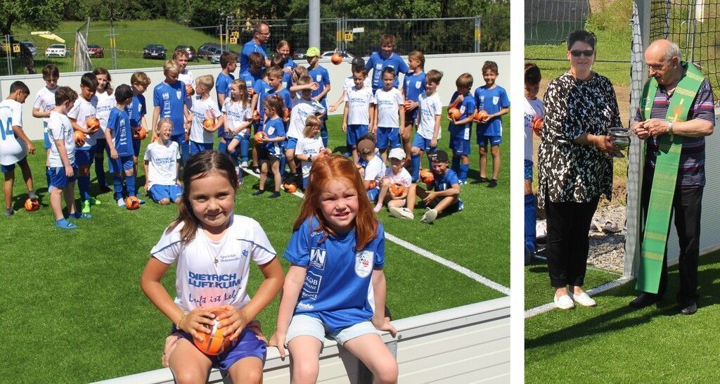 Blasmusik rockte Fußballer-Jubiläumsfest