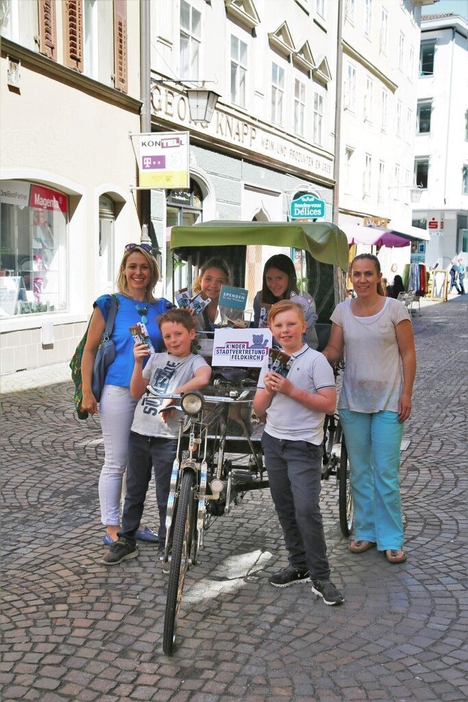 STR Gudrun Petz-Bechter, Jannyk, Tabea, Emma, Raphael und Vera Ulrich.