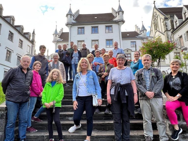 Teilnehmer/innen der Führung mit GF Sieber.GUTA Bregenz