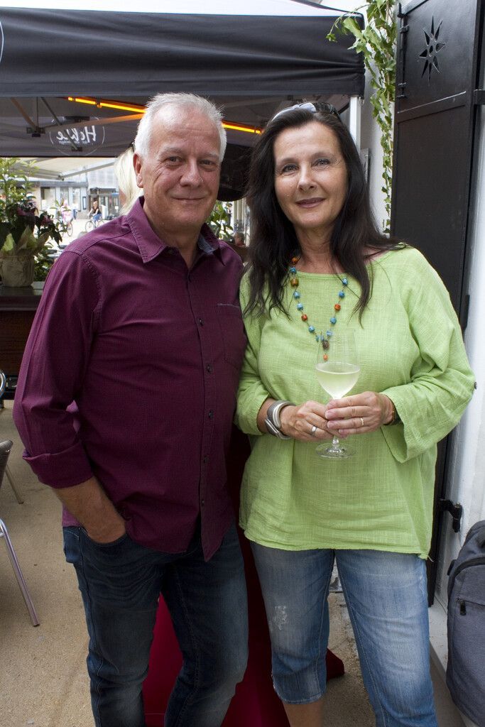 Thomas Nussbaumer und Ilona Moos gefällt das Ambiente.