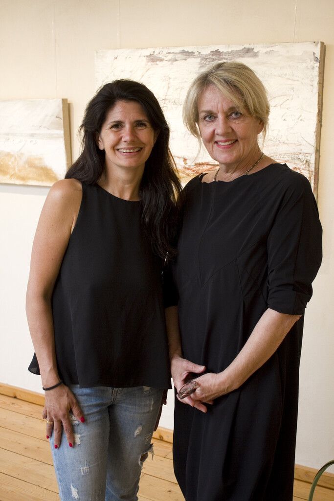 Vivien Copony (l.) und Edith Hofer beim Rundgang.