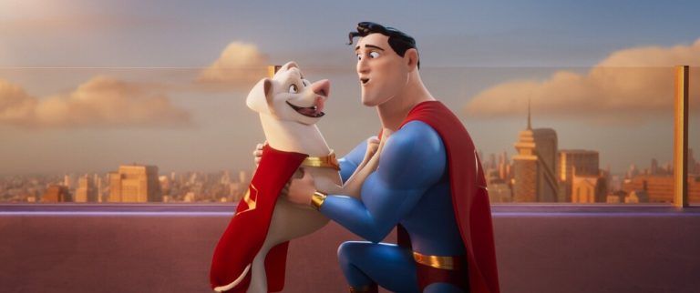 Zwischen Superman und Hund Krypto ist klar, dass die beiden Freunde fürs Leben werden. Warner Bros.