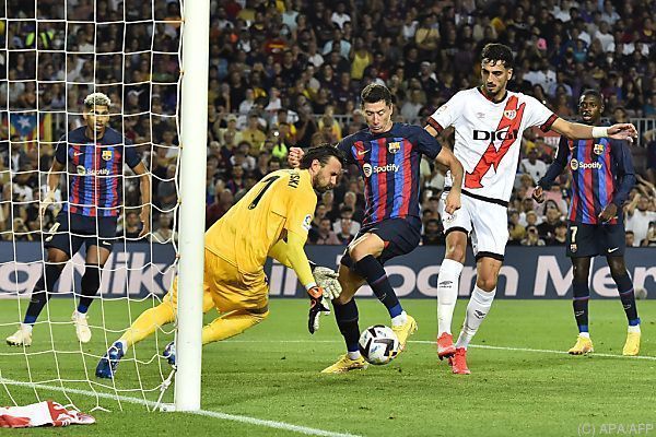 Barca mit Lewandowski nur 0:0 gegen Vallecano zum Auftakt