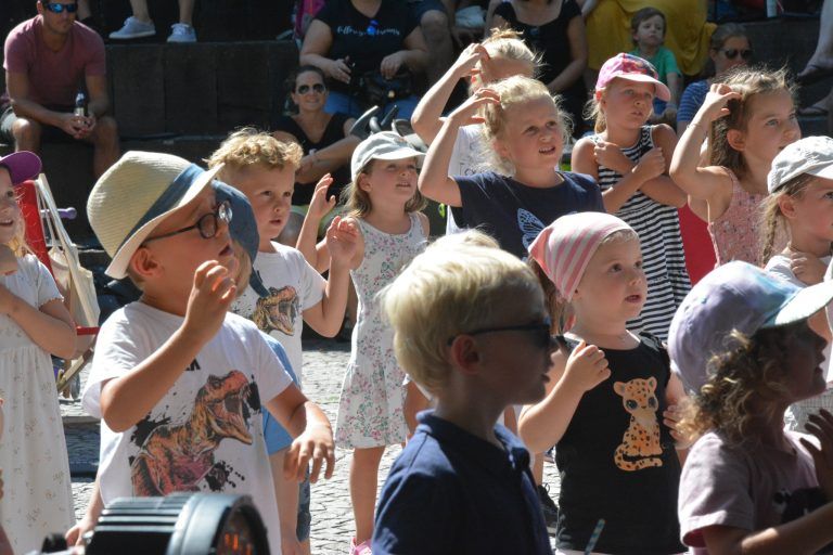 Die Kinder hatten viel Spaß im Kulturhaus.