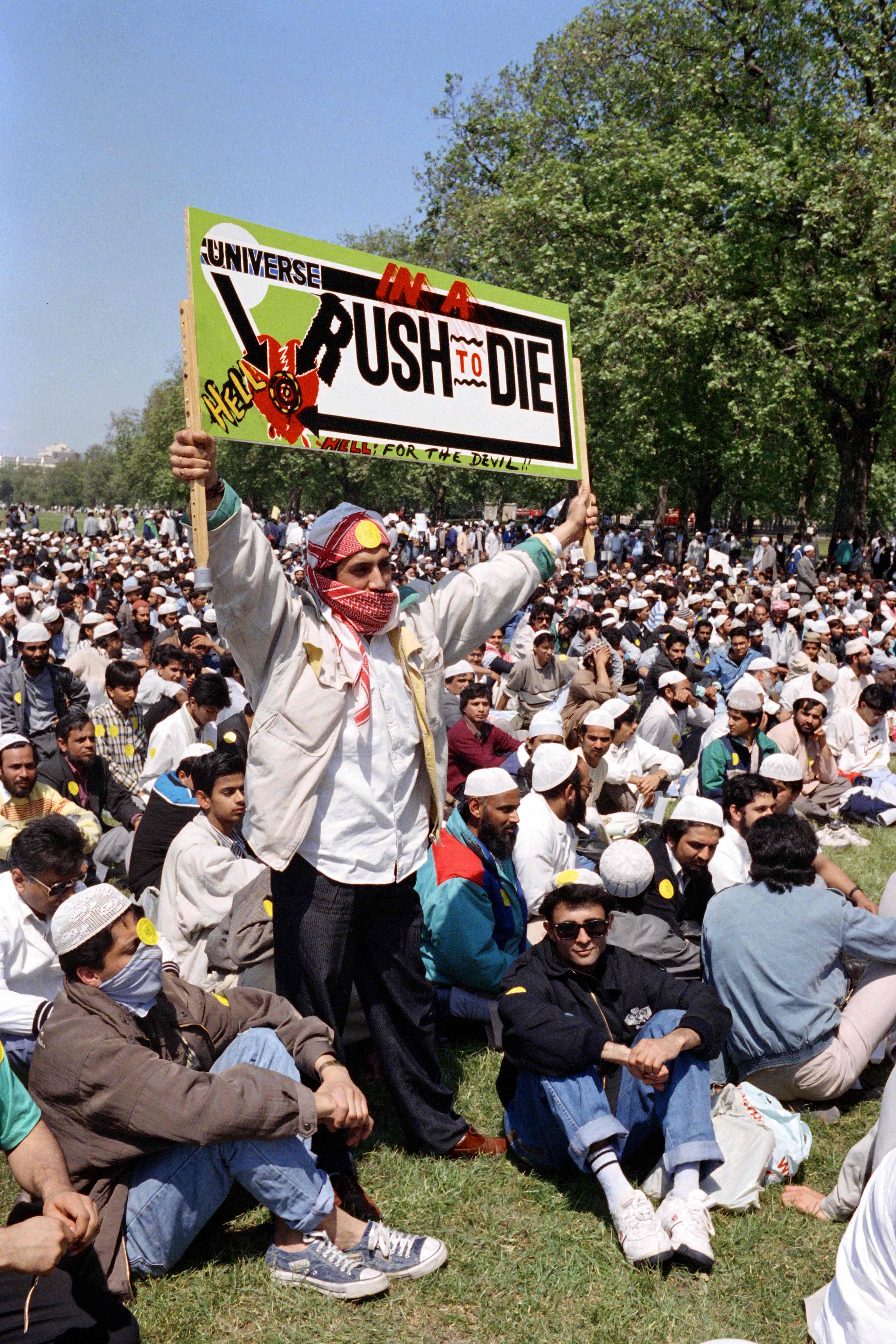 1989 sorgte das Buch "Die satanischen Verse" für Proteste und Morddrohungen. <span class="copyright">AFP</span>