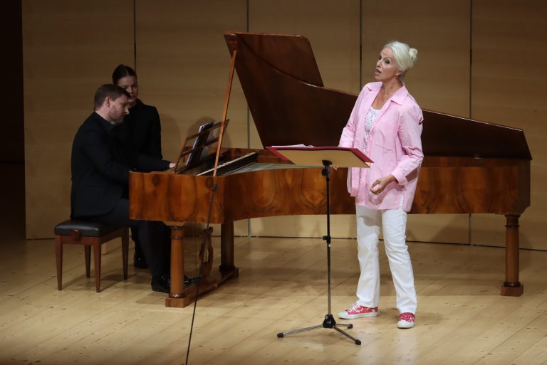 Anne Sofie von Otter und Kristian Bezuidenhout im Angelika-Kauffmann-Saal. <em><span class="copyright">Schubertiade</span></em>