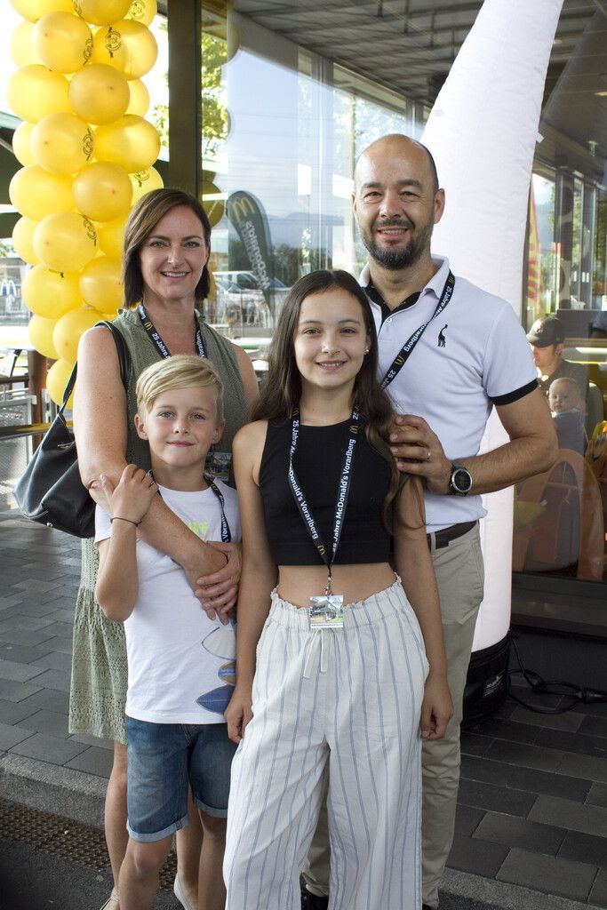 Claudia, Simon, Hanna und Günter Brunner (Mohrenbräu).