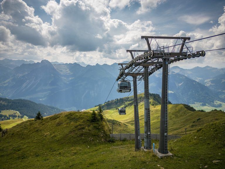 Das Wetter hat den Bergbahnbetreibern in die Karten gespielt. Wie hier am Diedamskopf bot sich oft ein tolles Panorama.VN/Paulitsch