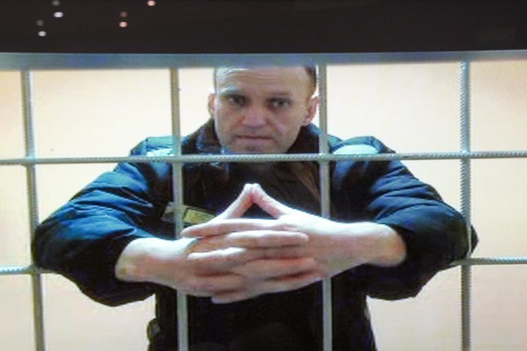 Der im Straflager inhaftierte Putin-Gegner Alexej Nawalny. ap