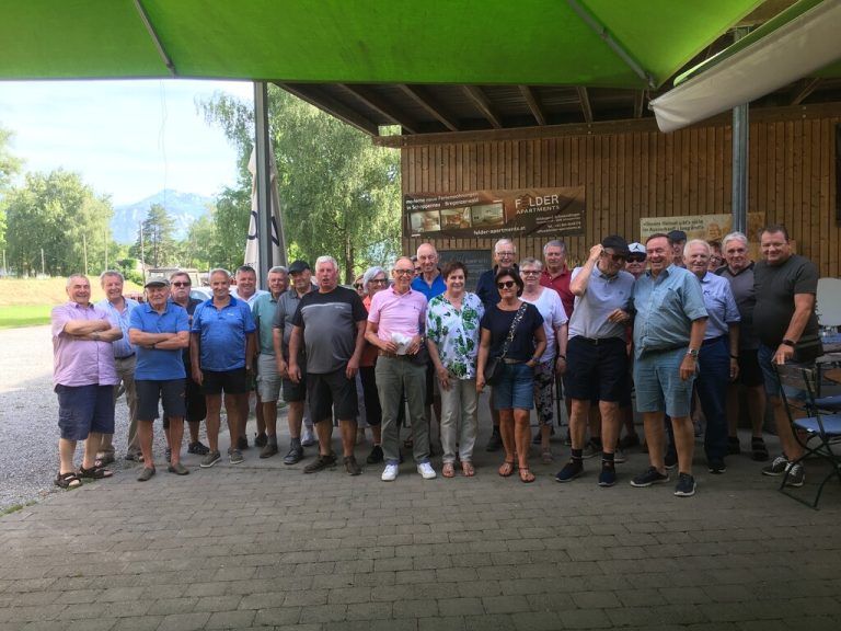 Die fröhliche Senioren-Radlertruppe. Seniorenring Lauterach
